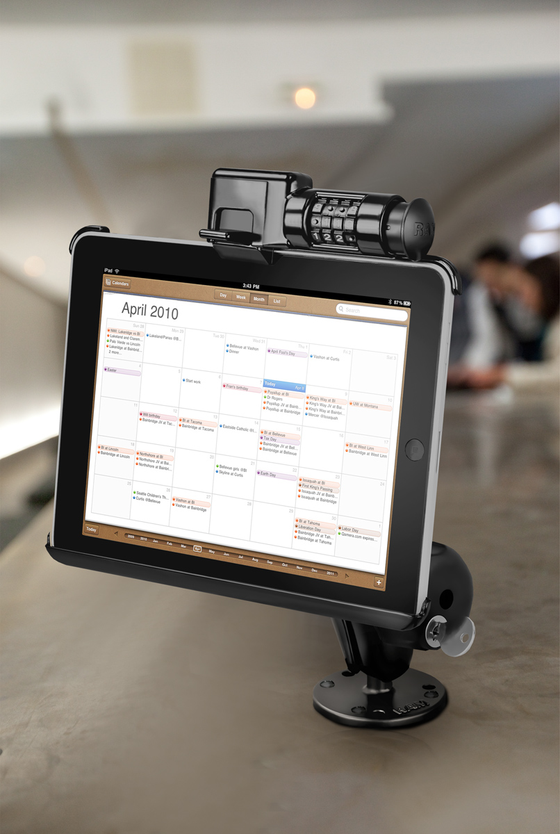 Locking Cradle for the Apple iPad